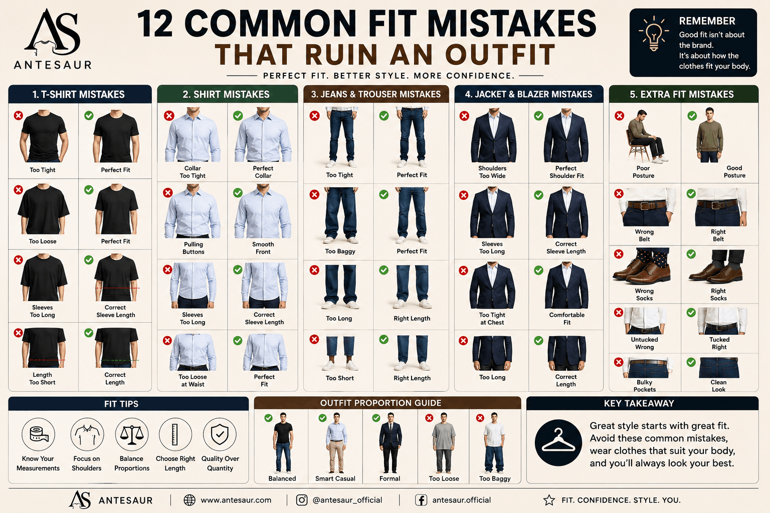 You are currently viewing Common Fit Mistakes That Ruin an Outfit