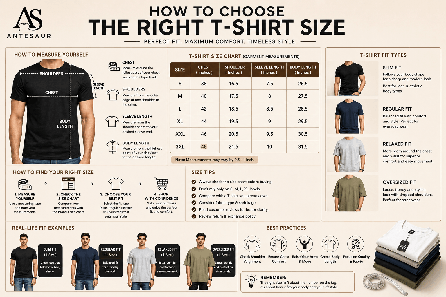 You are currently viewing How to Choose the Right T-Shirt Size
