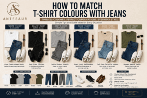 Read more about the article How to Match T-Shirt Colours with Jeans