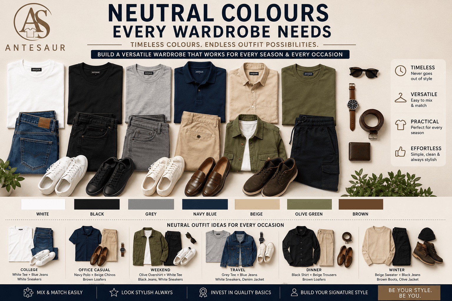 Read more about the article Neutral Colours Every Wardrobe Needs